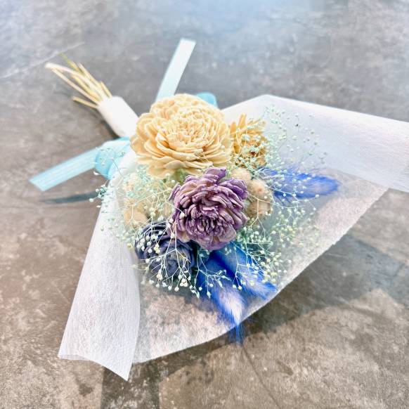 "母の日限定商品"プリザーブドフラワー「花日和 そよかぜ」