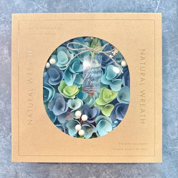 "母の日限定商品"プリ&ドライリース「カームブルー」