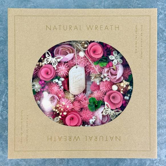 "母の日限定商品"プリ&ドライリース「ローズ・パピヨン」